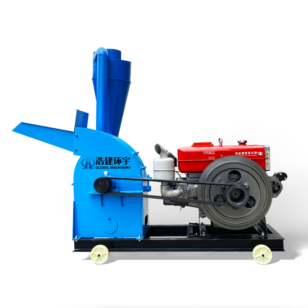 Hammer type crusher diesel engine version