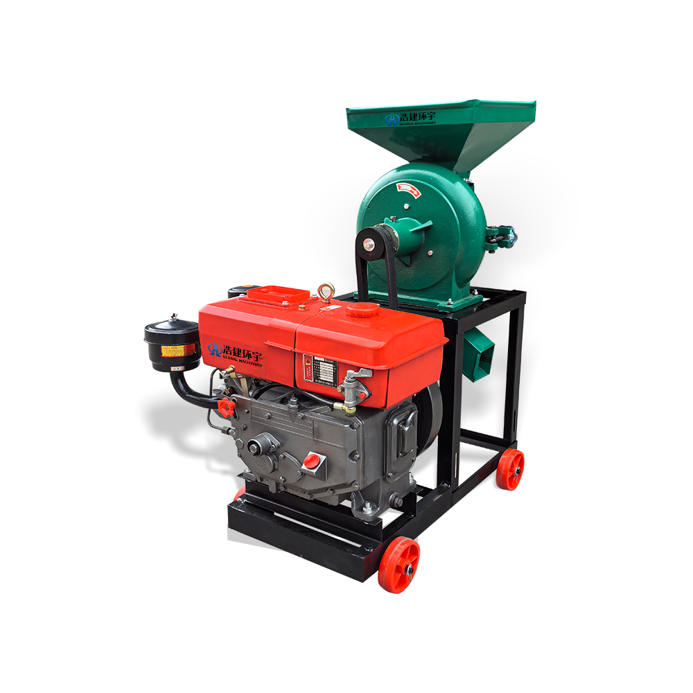 Tooth claw crusher diesel engine version